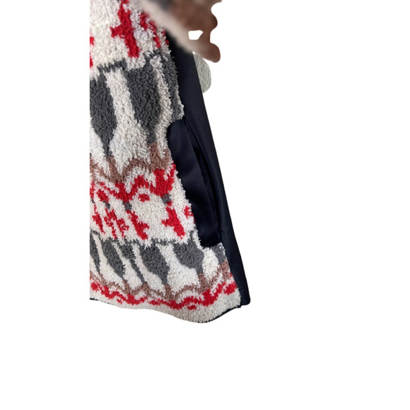 ANTHROPOLOGIE SLEEPING ON SNOW INTARSIA SWEATER JACKET SIZE M - Picture 4 of 10